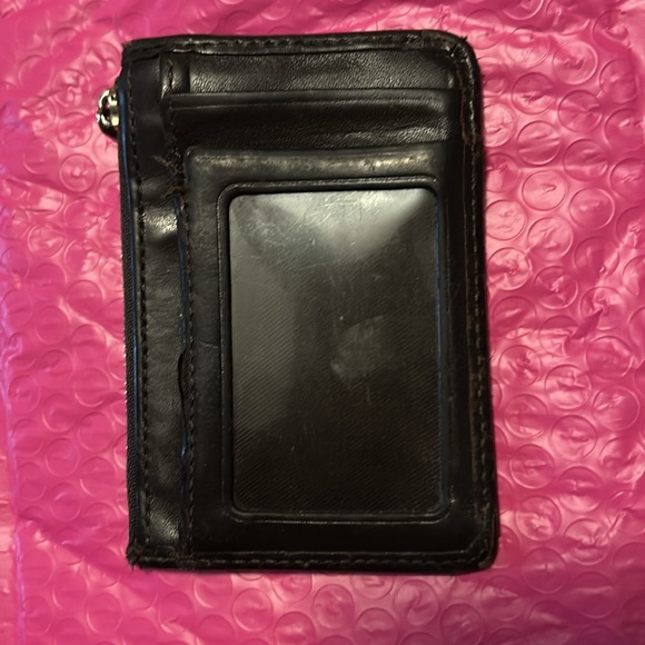 Coach Brown and Black Compact Wallet - Picture 2 of 9